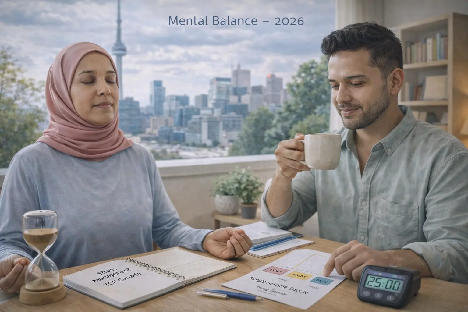 Mental Health & TCF Canada 2026 Preparation: Managing Stress, Anxiety, Burnout Risk, and Protecting Your Psychological Balance During Intensive Study