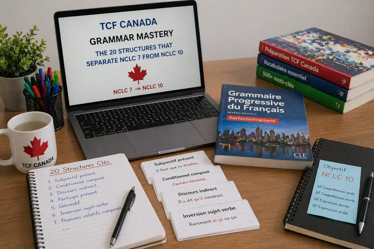 TCF Canada Grammar Mastery: The 20 Structures That Separate NCLC 7 from NCLC 10
