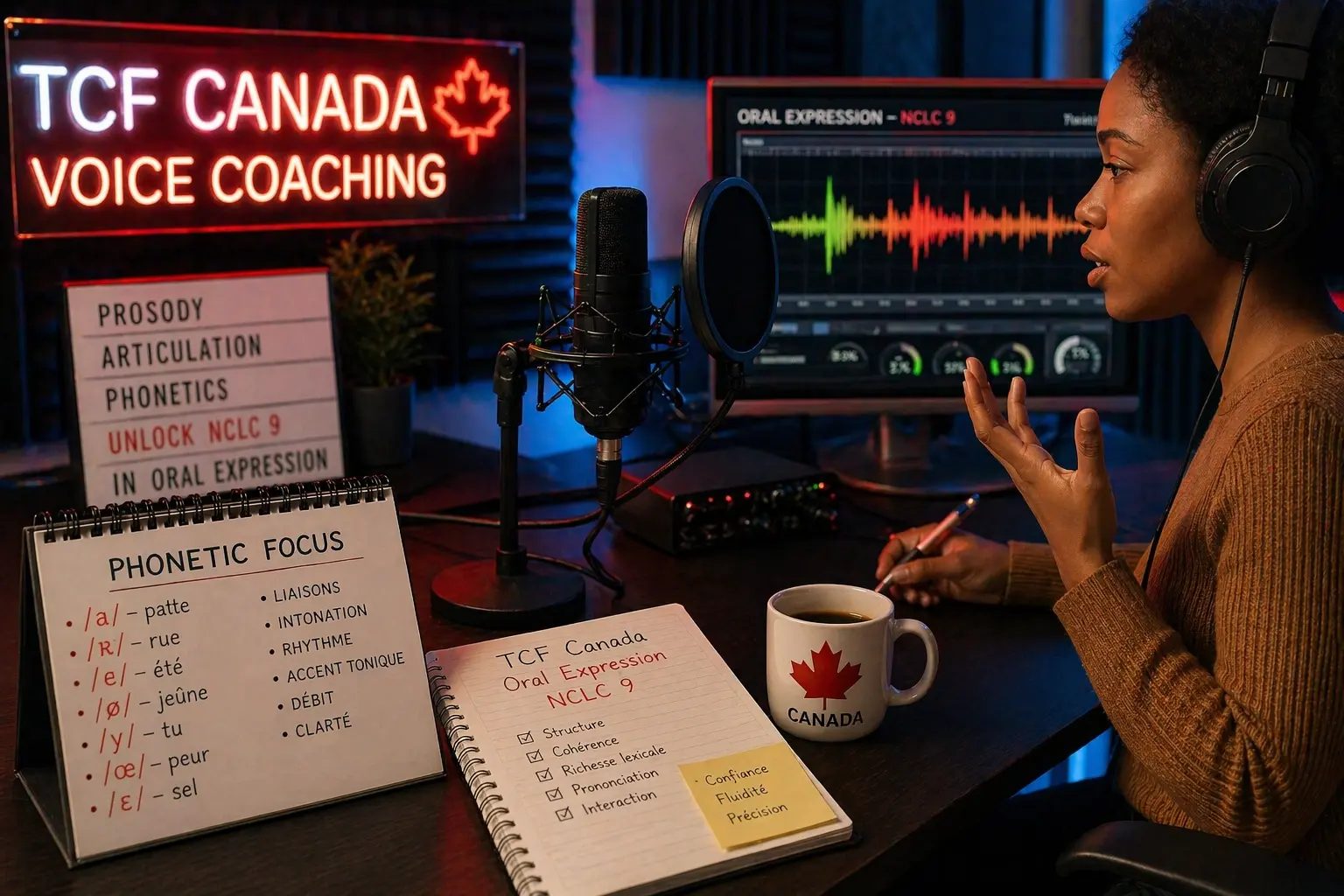 Voice Coaching for TCF Canada: Prosody, Articulation and Phonetics to Unlock NCLC 9 in Oral Expression