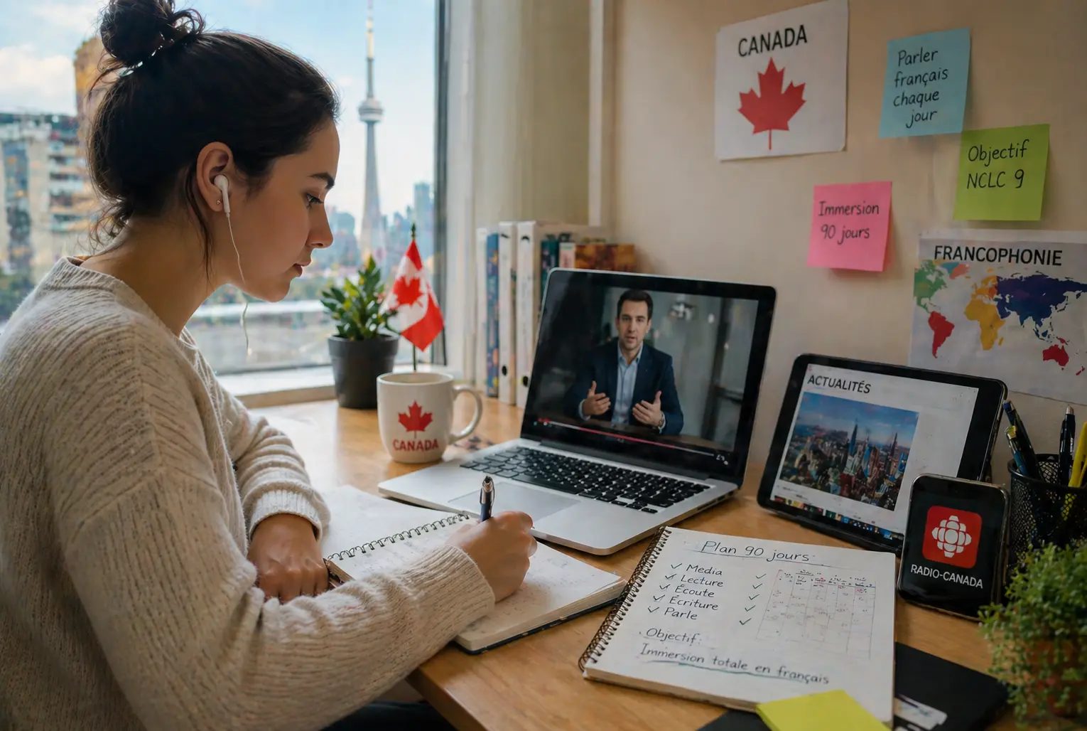 Building Your Canadian Francophone Immersion Bubble Abroad: The Structured 90-Day Media Programme