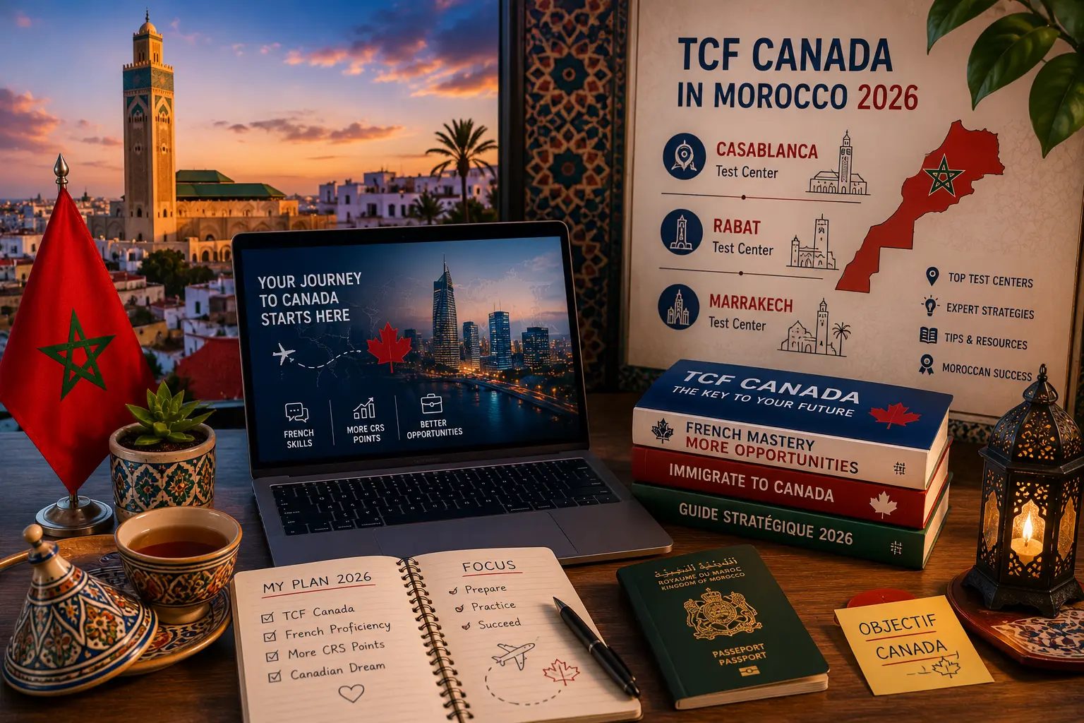 TCF Canada in Morocco 2026: Casablanca, Rabat and Marrakech Test Centers — The Complete Strategic Guide for Moroccan Candidates