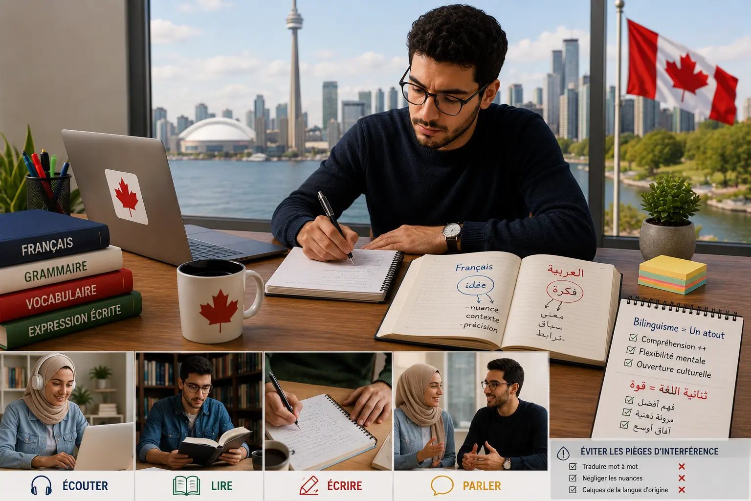 TCF Canada for Arabic-French Bilinguals 2026: Turning Your Dual-Language Advantage into NCLC 9 — and the Interference Traps That Prevent It