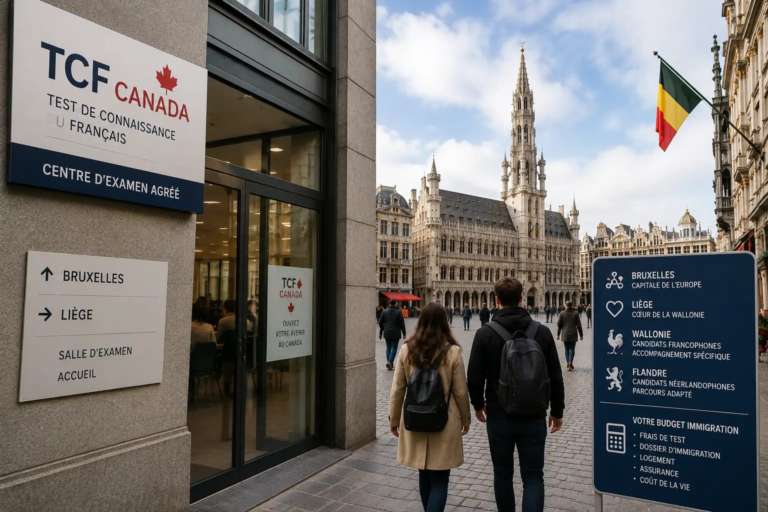 TCF Canada in Belgium 2026: Brussels and Liège Test Centers, Walloon and Flemish Candidate Specifics, and Your Complete Immigration Budget